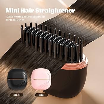 Portable Cordless Mini Straightening Brush