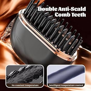 Portable Cordless Mini Straightening Brush