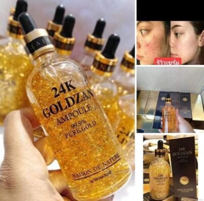 24k GOLDZAN AMPOULE 99.9% Pure Gold Serum